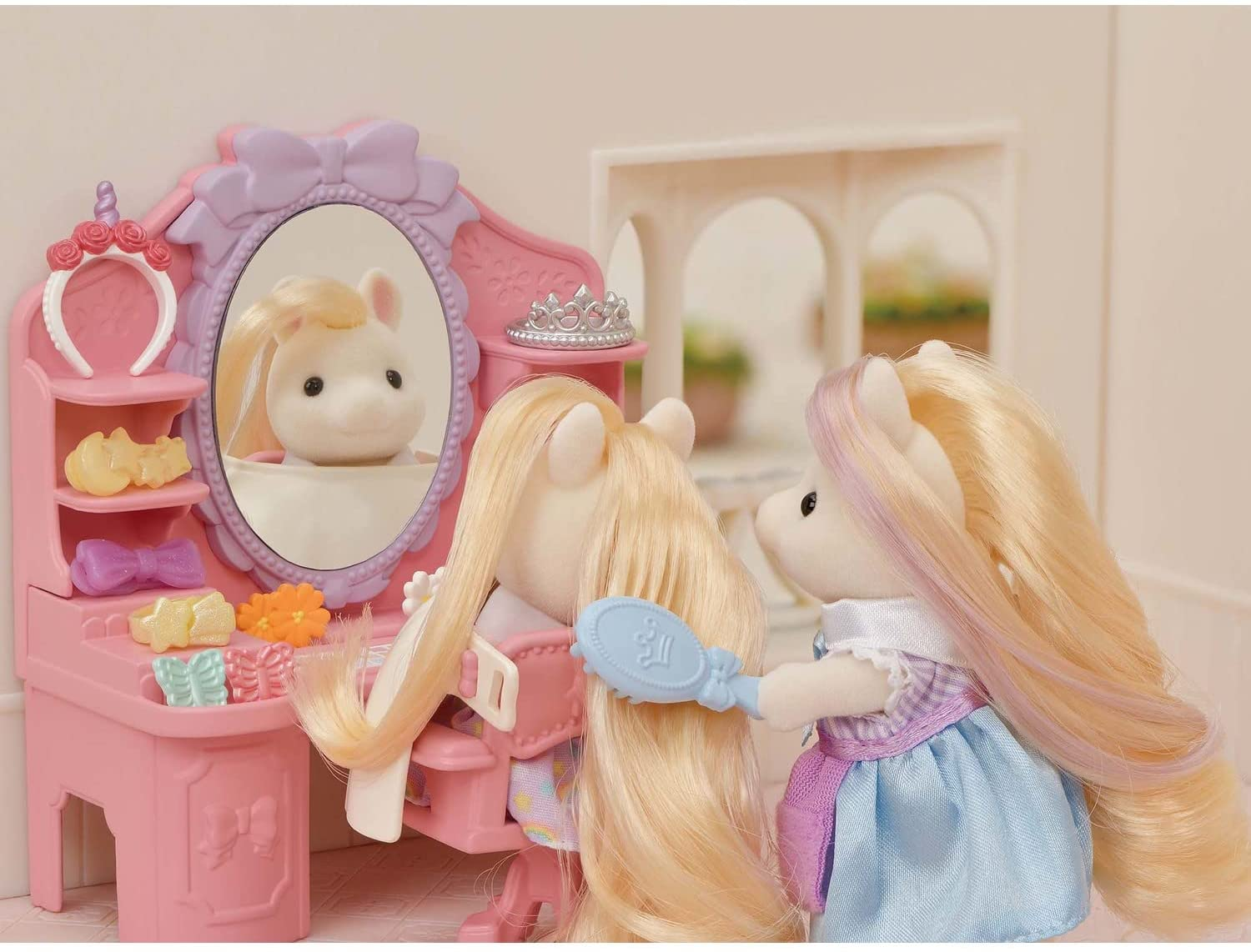 Calico Critters Ponys Stylish Hair Salon by Epoch Everlasting Play 4