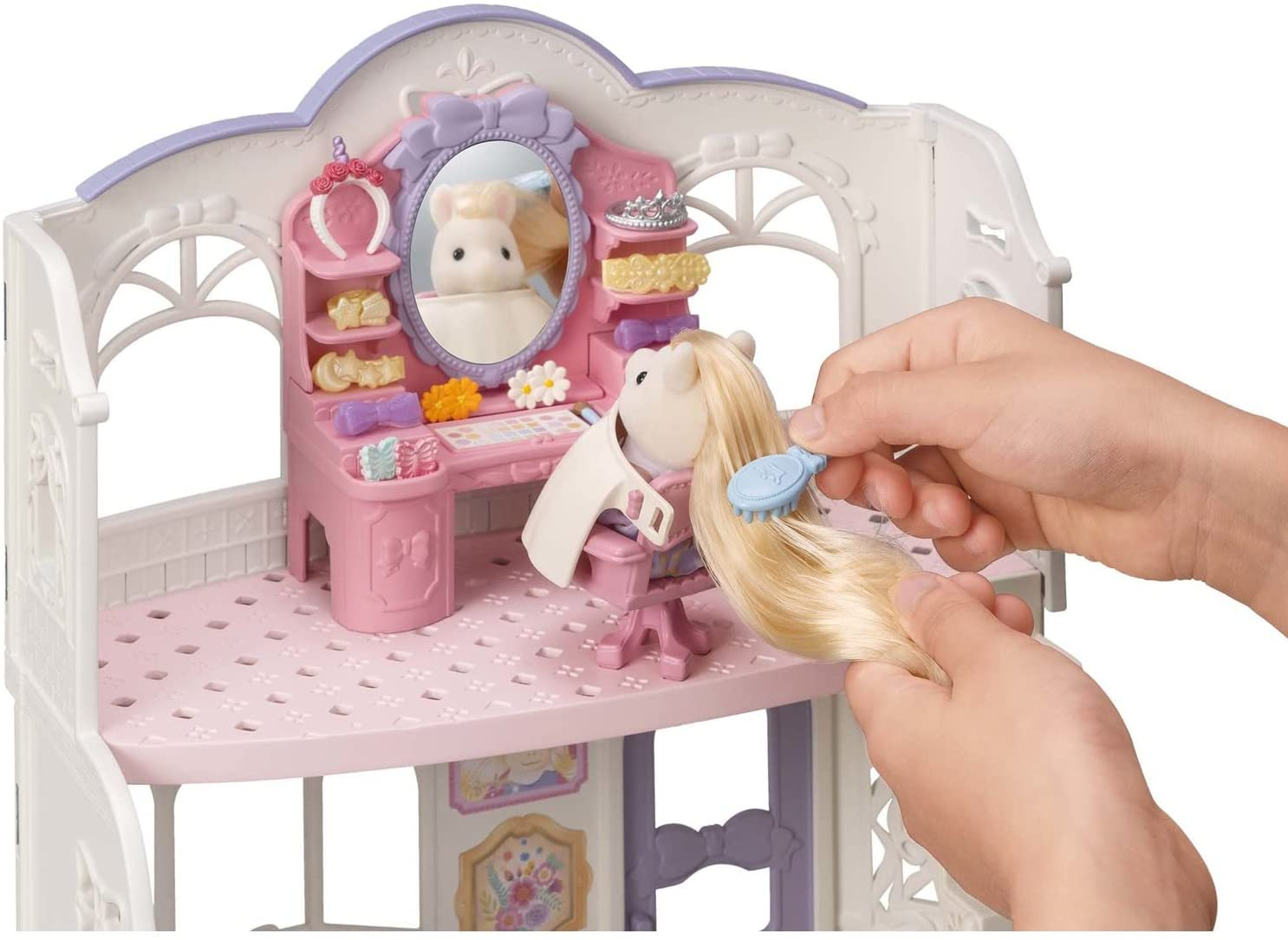 Calico Critters Ponys Stylish Hair Salon by Epoch Everlasting Play 9
