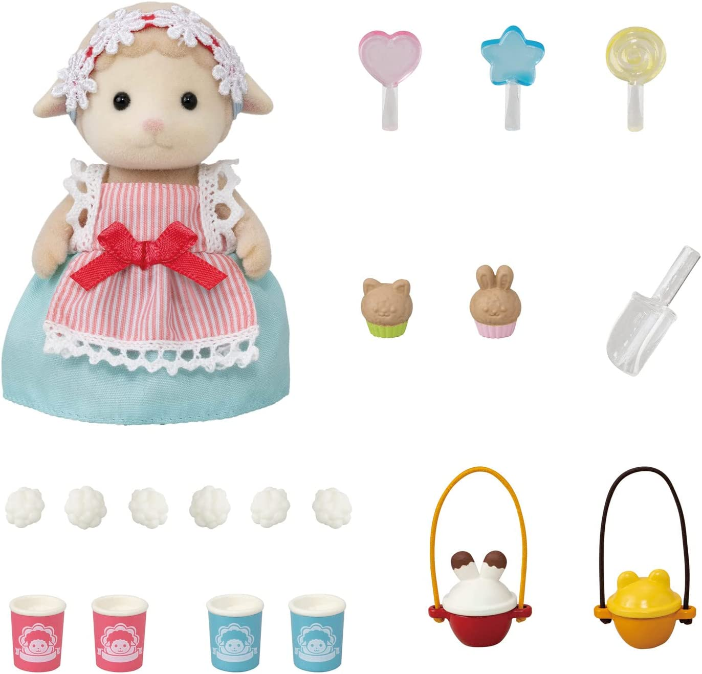 Calico Critters Popcorn Delivery Trike by Epoch Everlasting Play 10