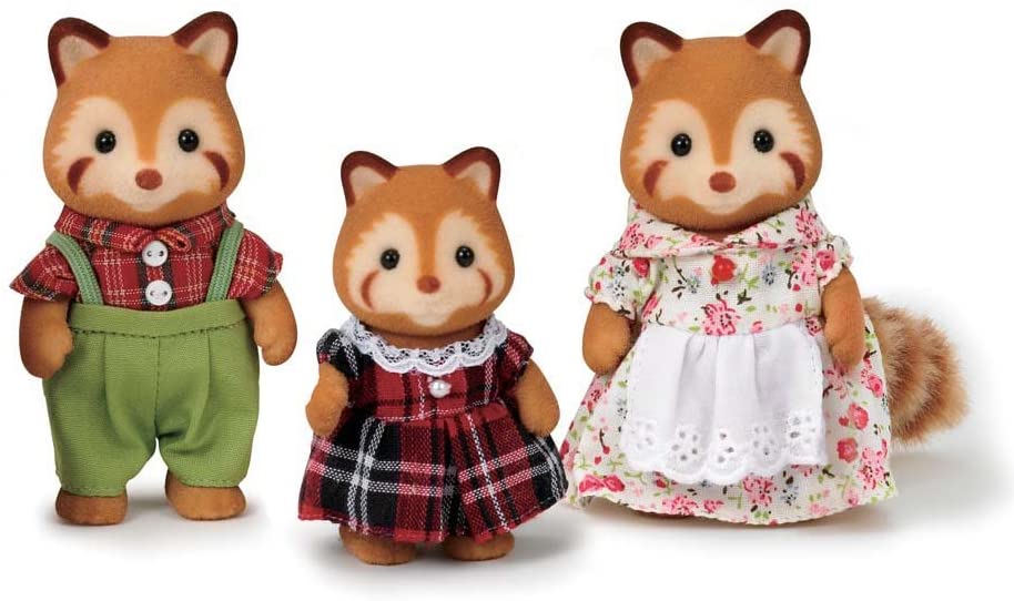 Calico Critters Red Panda Family by Epoch Everlasting Play