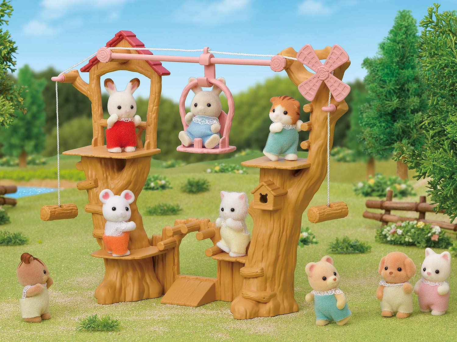 Calico Critters Ropeway Park by Epoch Everlasting Play 2
