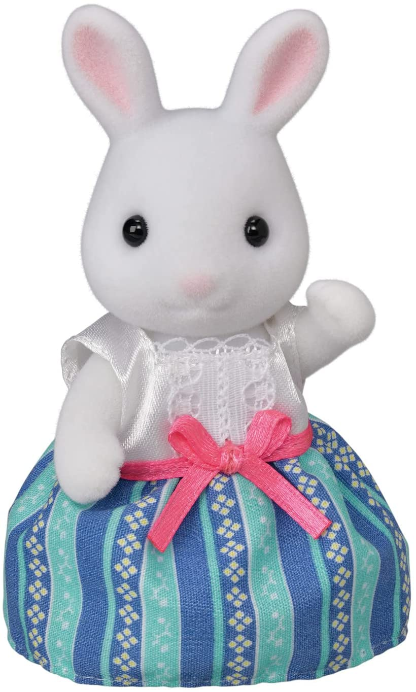 Calico Critters Snow Rabbit Mothers Weekend Travel Set by Epoch Everlasting Play 6