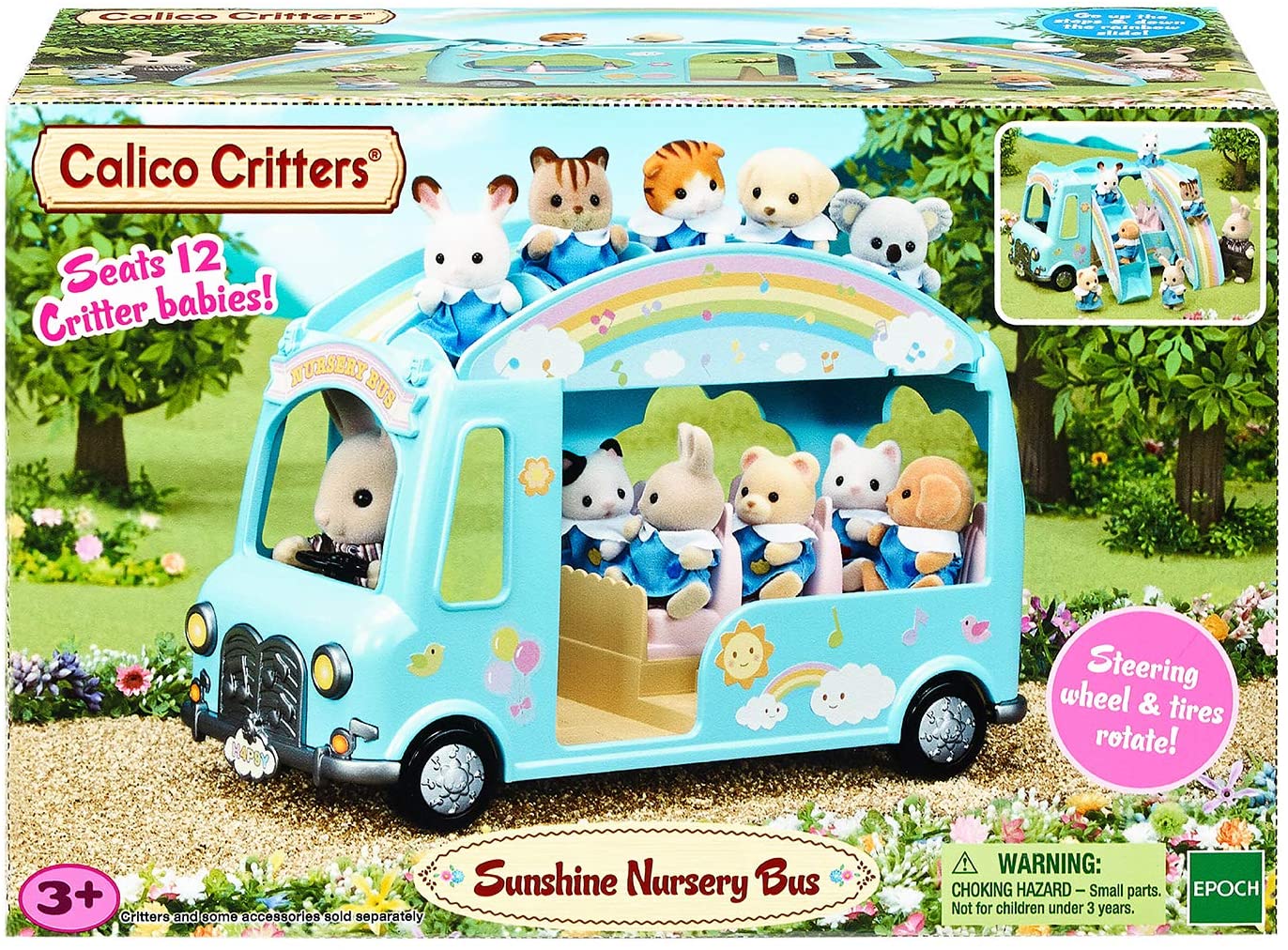 Calico Critters Sunshine Nursery Bus by Epoch Everlasting Play 5