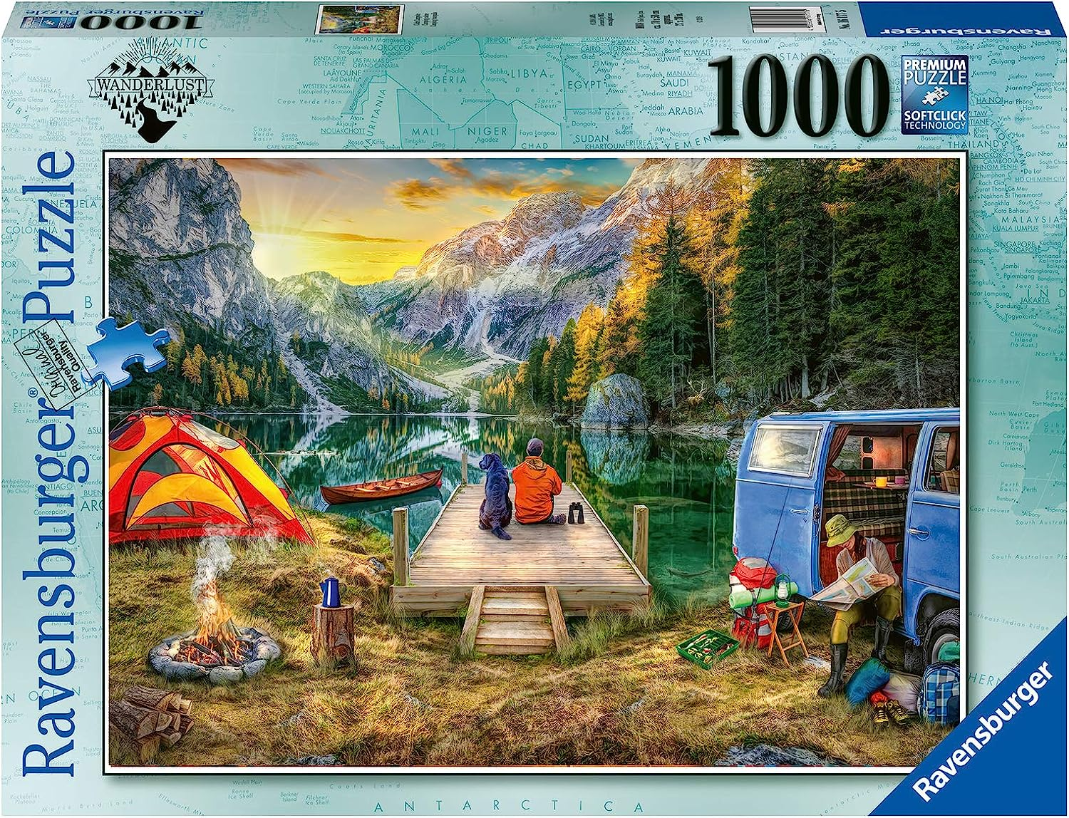 Calm Campsite 1000pc Puzzle-by-Ravensburger