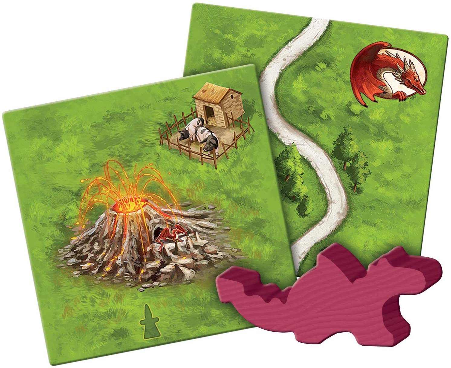Carcassonne Expansion Princess Dragon by Z Man Games 2