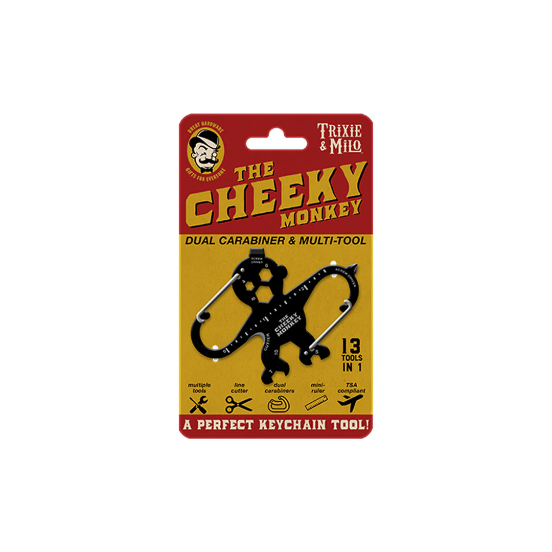 Cheeky Monkey Keyring-by-Trixie & Milo
