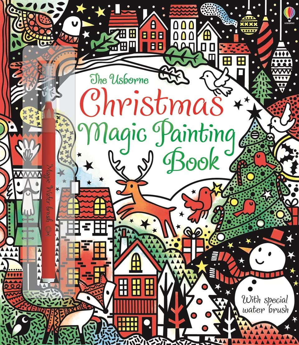 Christmas Magic Painting Book by Usborne