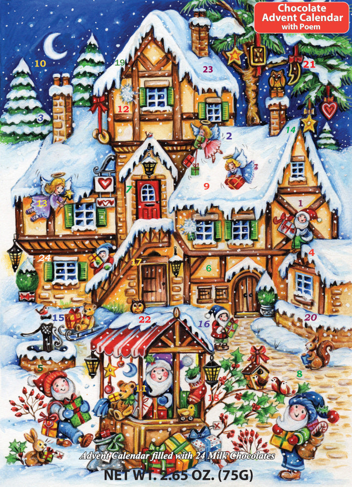 Christmas Market Chocolate Advent Calendar by Vermont Christmas Company