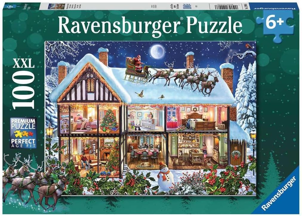 Christmas at Home 100pc Puzzle-by-Ravensburger