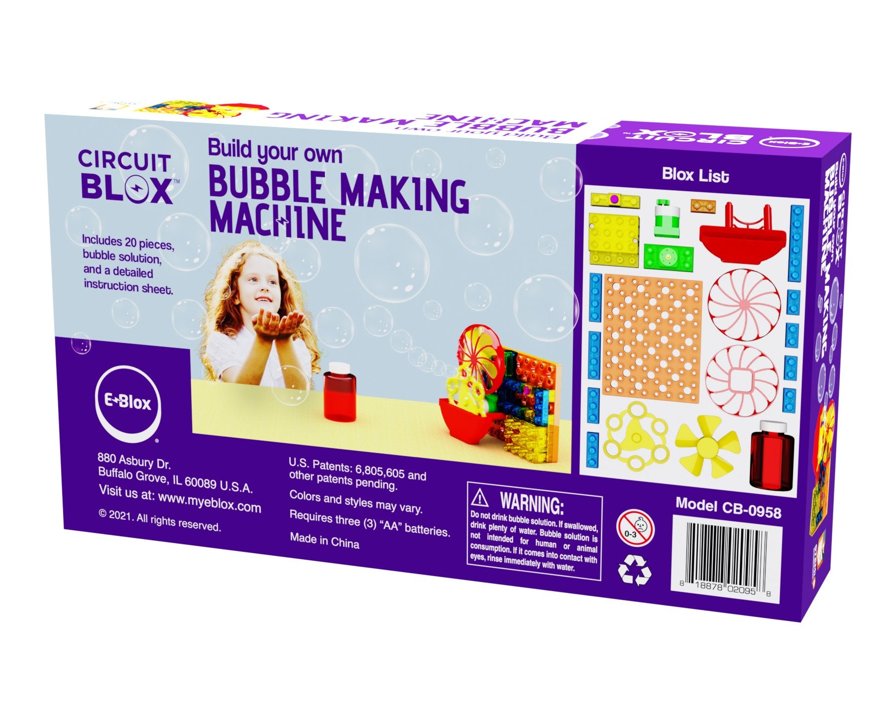 Circuit Blox Build Your Own Bubble Machine by E Blox 1
