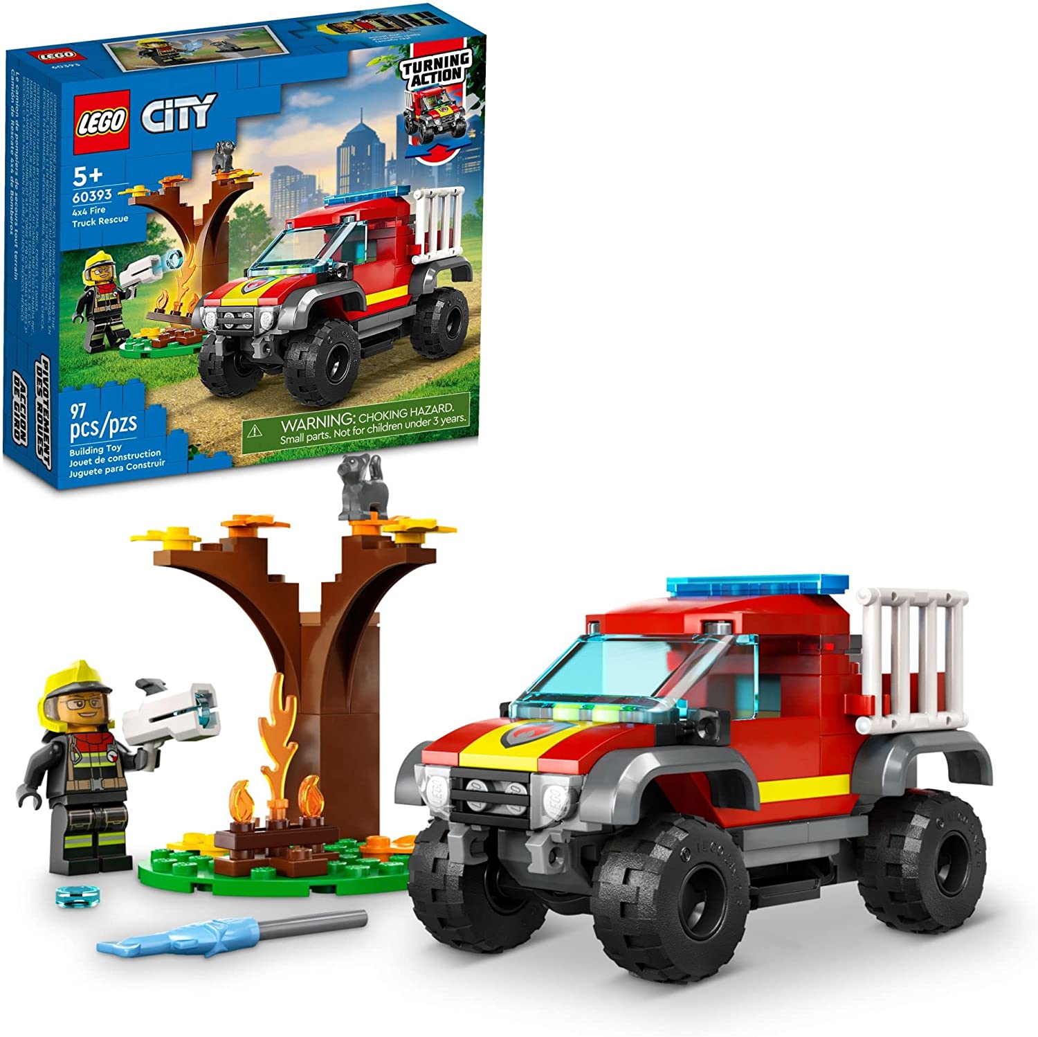 City 4x4 Fire Truck Rescue by Lego