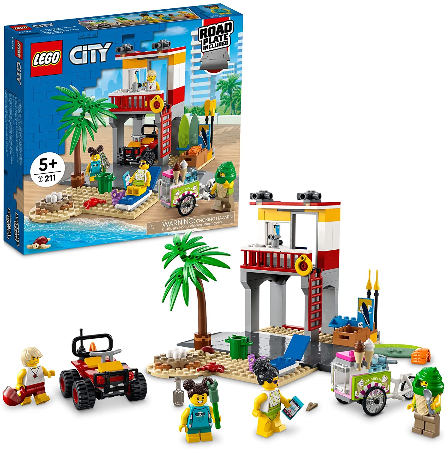City Beach Lifeguard Station by Lego