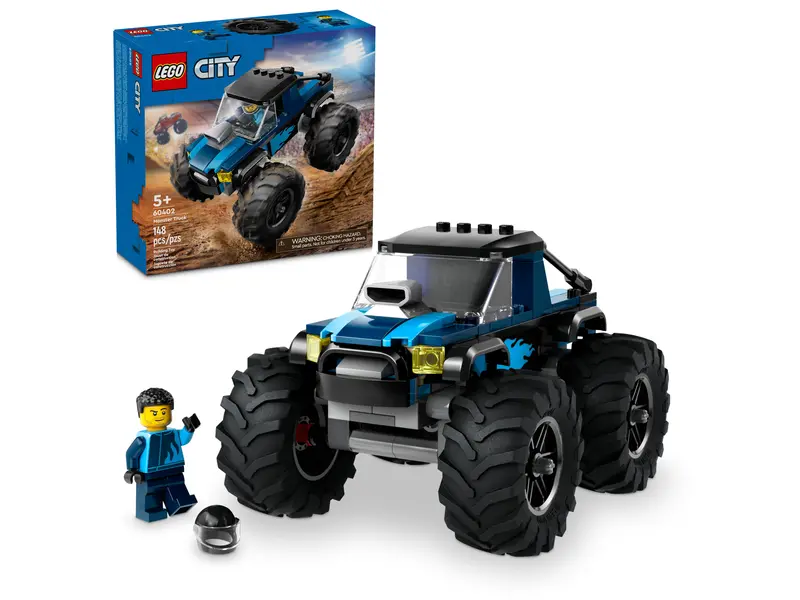 City Blue Monster Truck-by-Lego