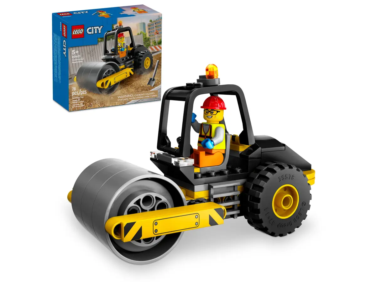 City Construction Steamroller-by-Lego