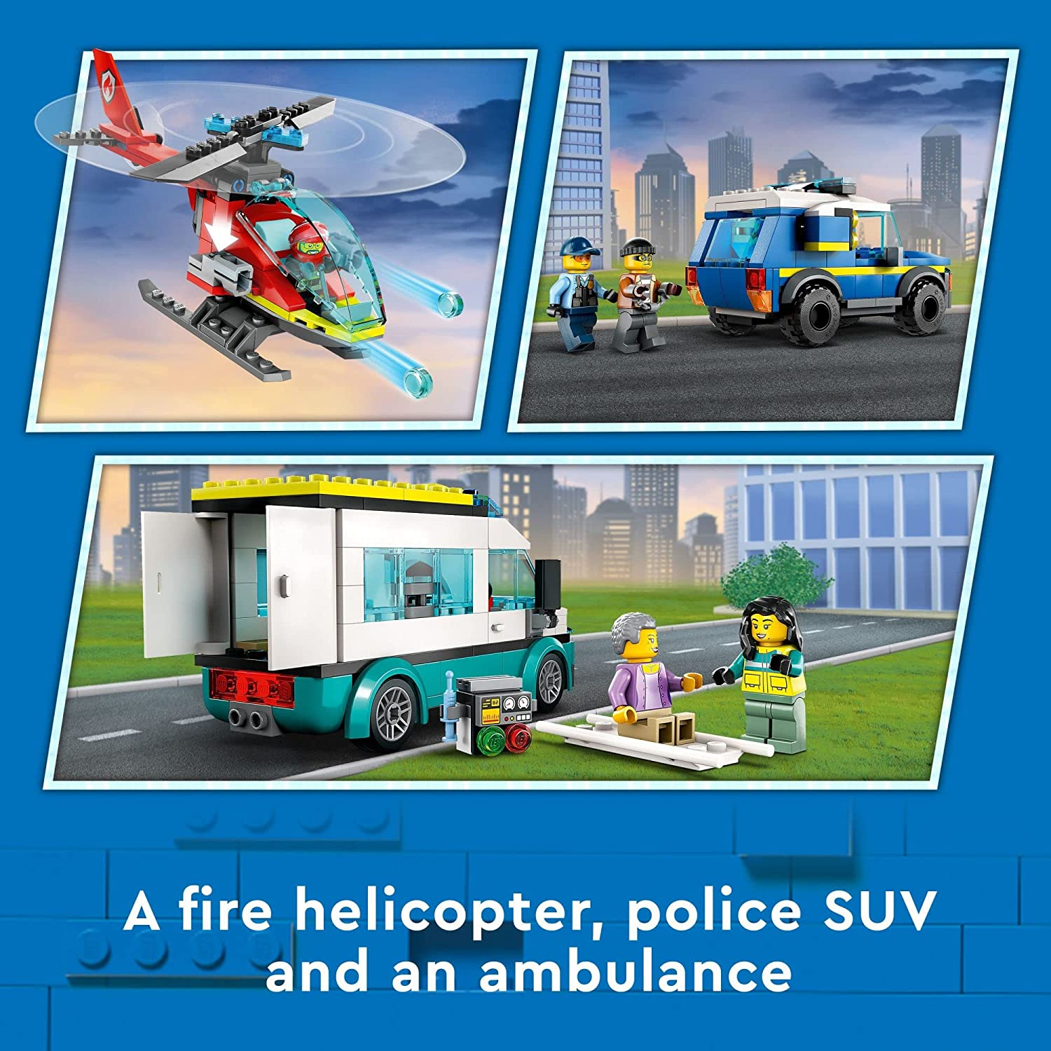 City Emergency Vehicles HQ by Lego 3