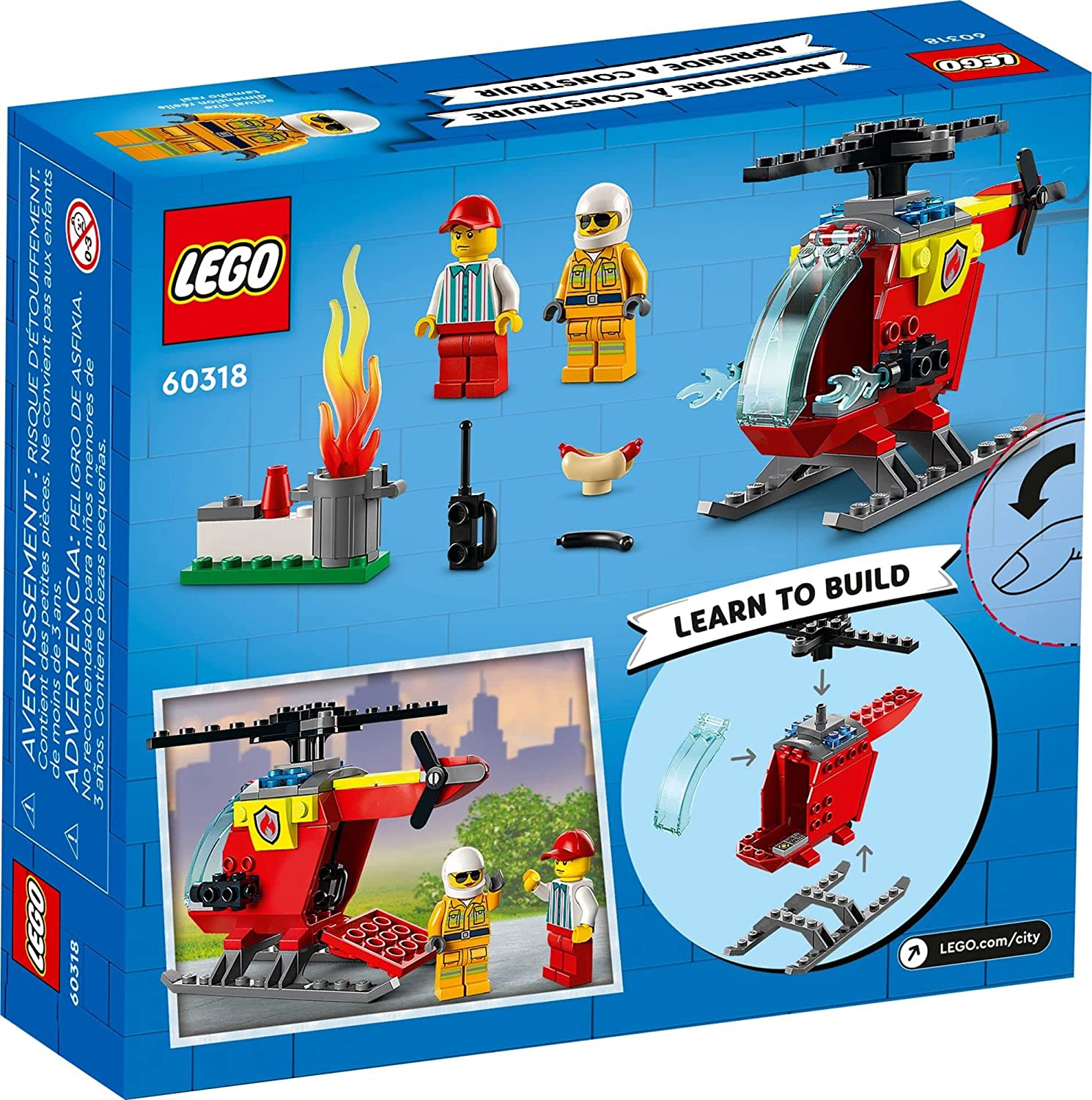 City Fire Helicopter by Lego 3