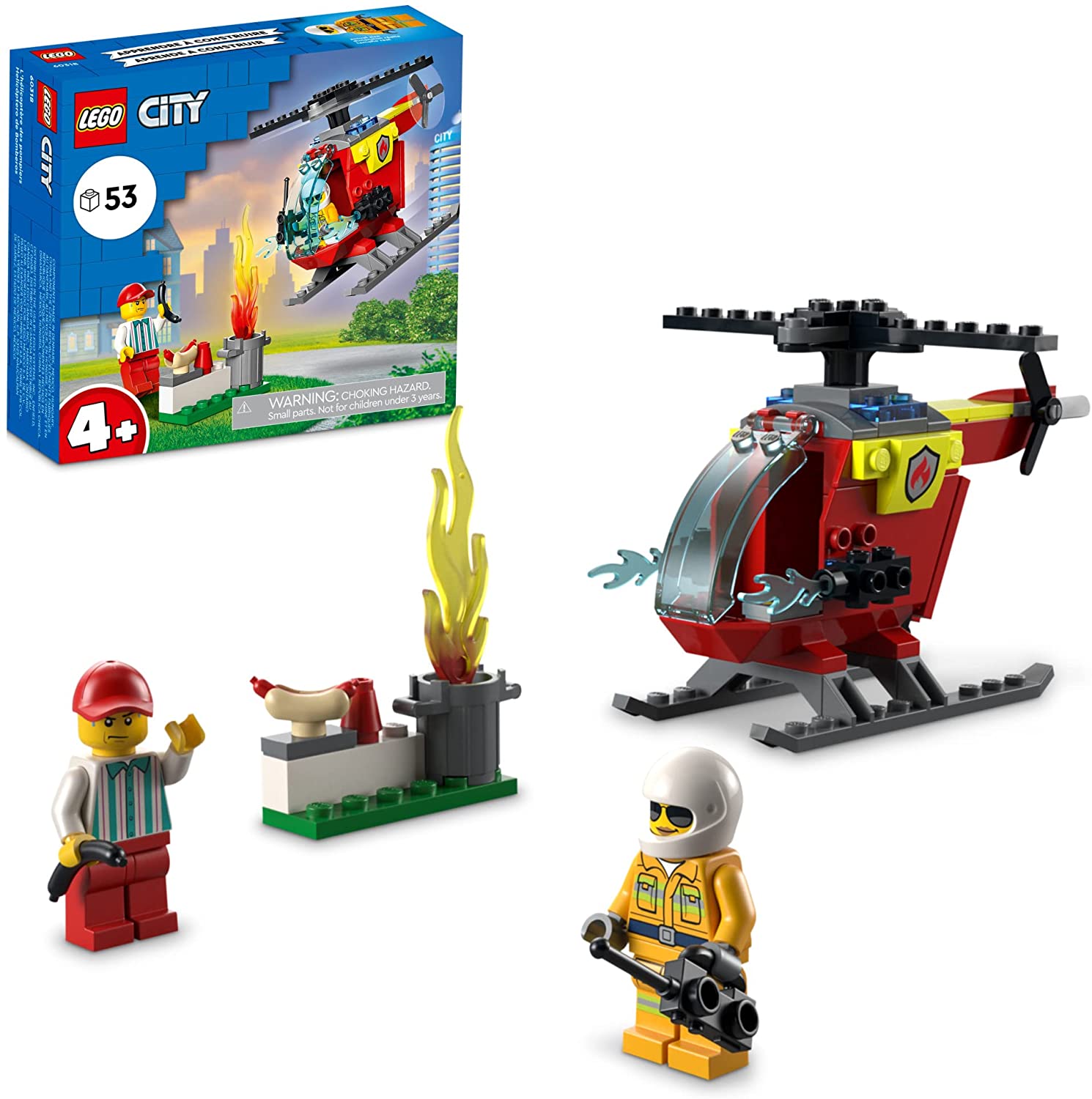 City Fire Helicopter by Lego
