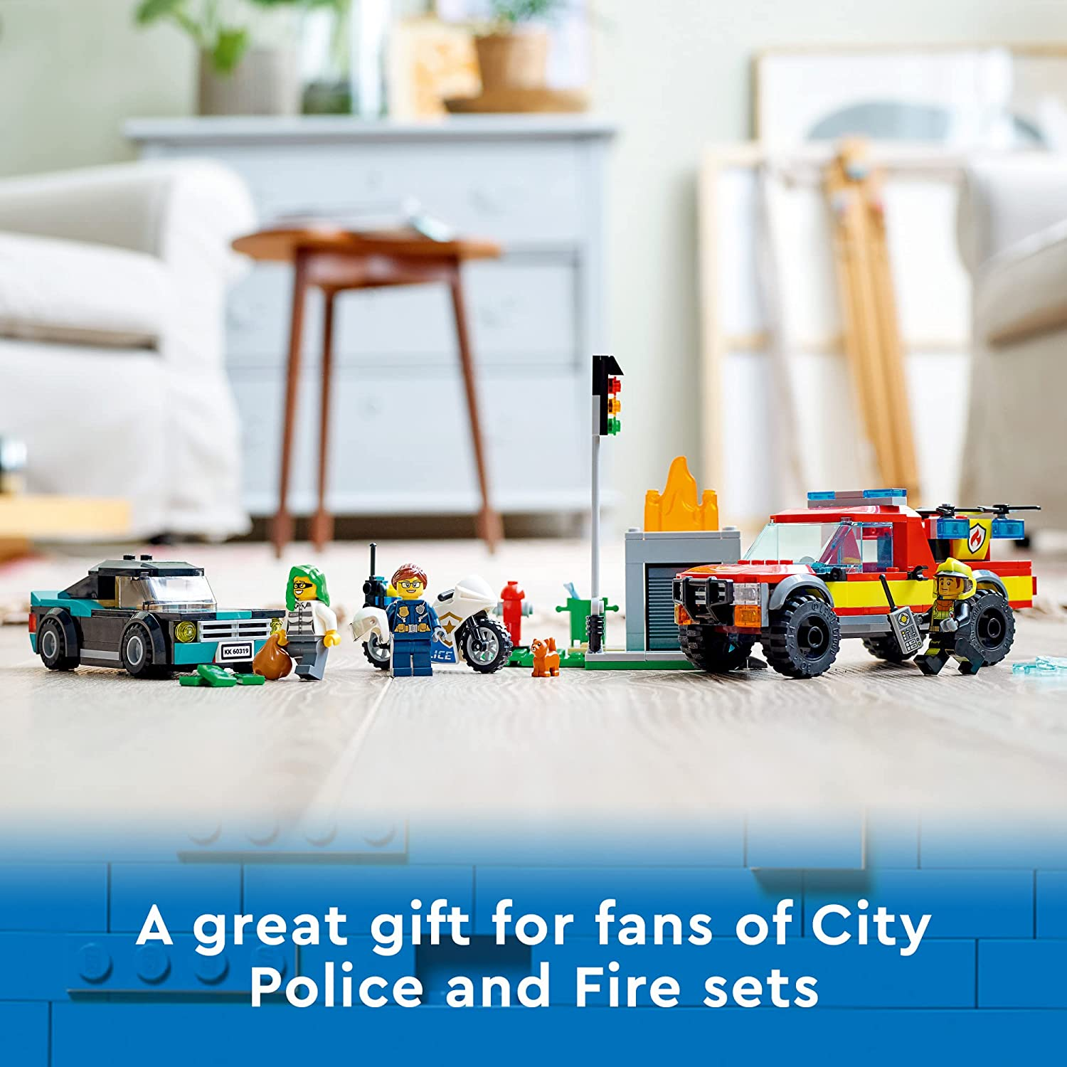 City Fire Rescue Police Chase by Lego 5