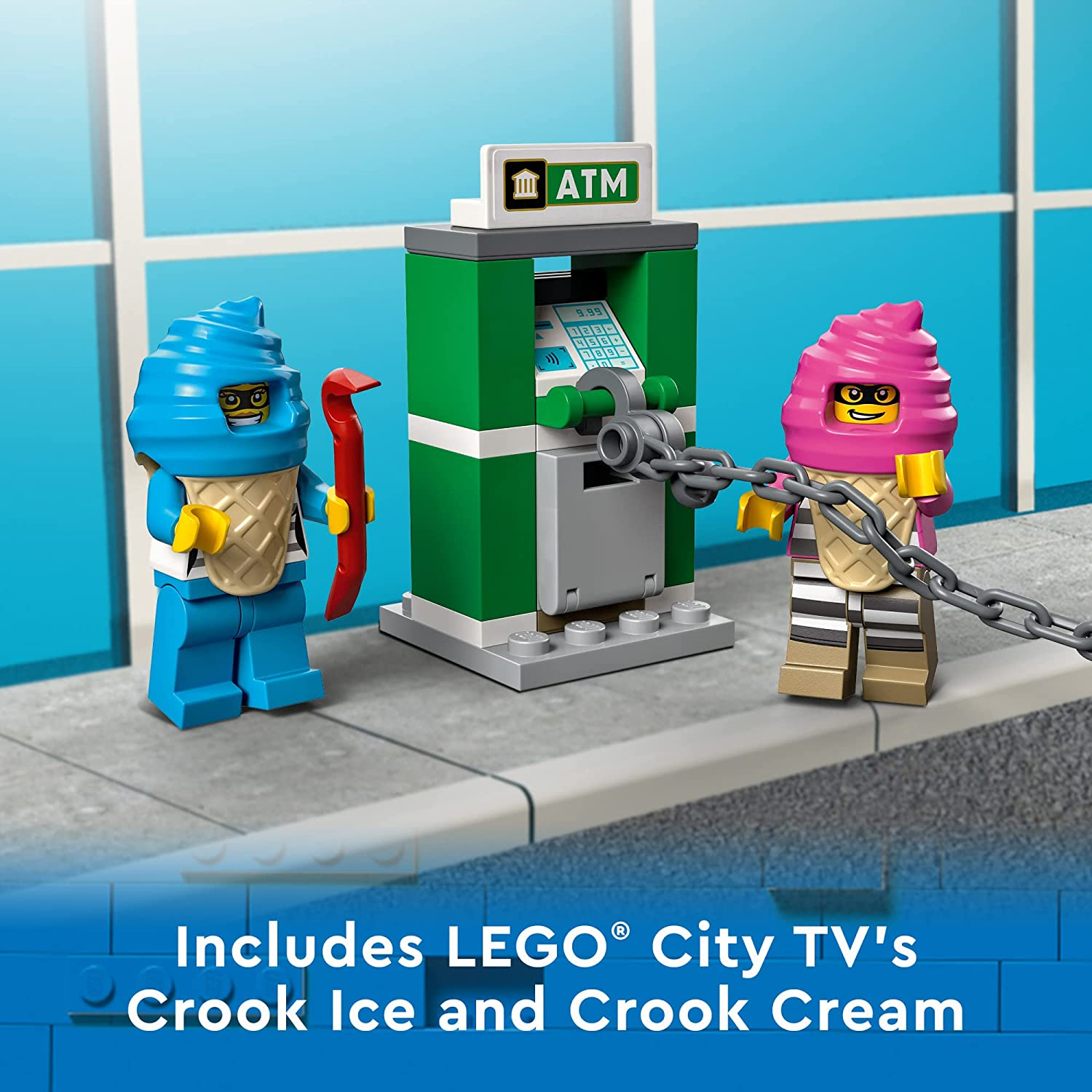 City Ice Cream Truck Police Chase by Lego 4