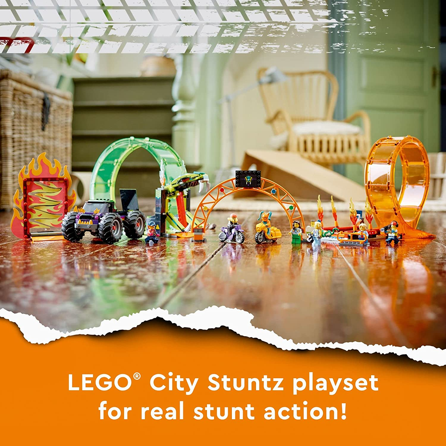 City Stuntz Double Loop Stunt Arena by Lego 1