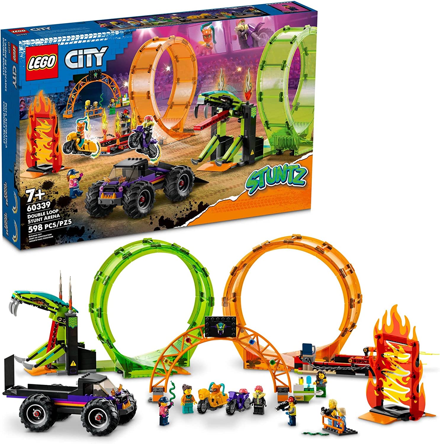 City Stuntz Double Loop Stunt Arena by Lego