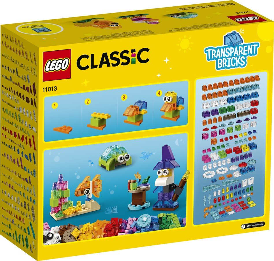 Classic Creative Transparent Bricks by Lego 1
