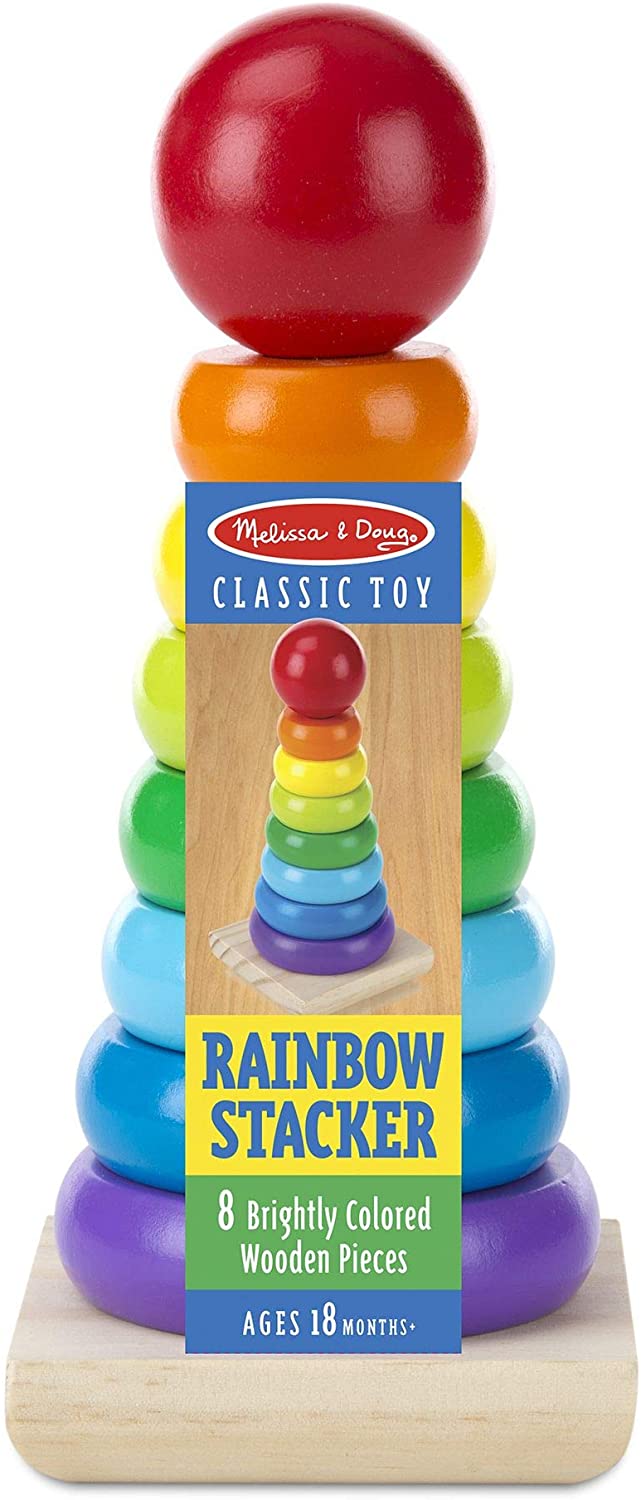 Classic Rainbow Stacker by Melissa Doug 1