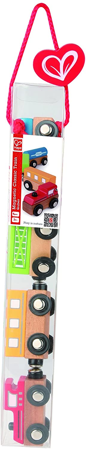 Classic Wooden Magnetic Train Set by Hape 1