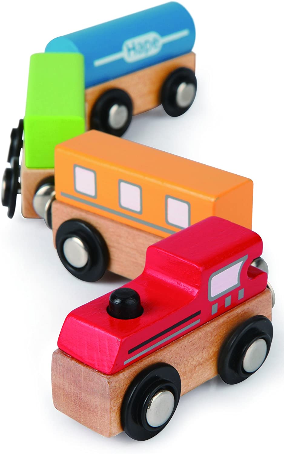 Classic Wooden Magnetic Train Set by Hape