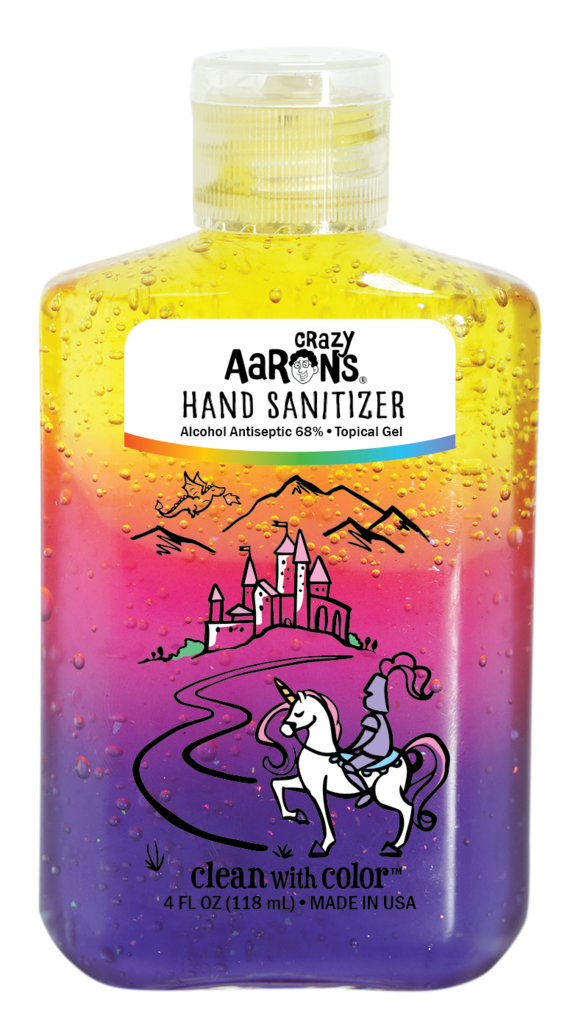 Clean with Color Hand Sanitizer Fantasy Castle by Crazy Aarons Putty World