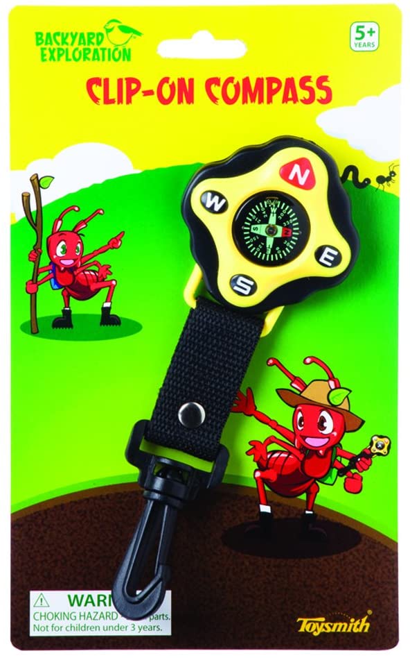 Clip On Compass by Toysmith