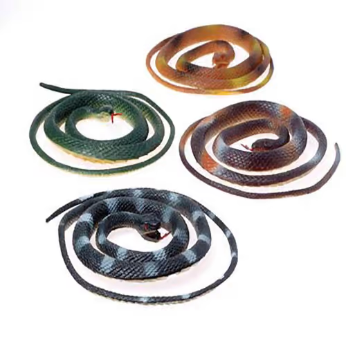 Coiled Rubber Snakes by U.S. Toy