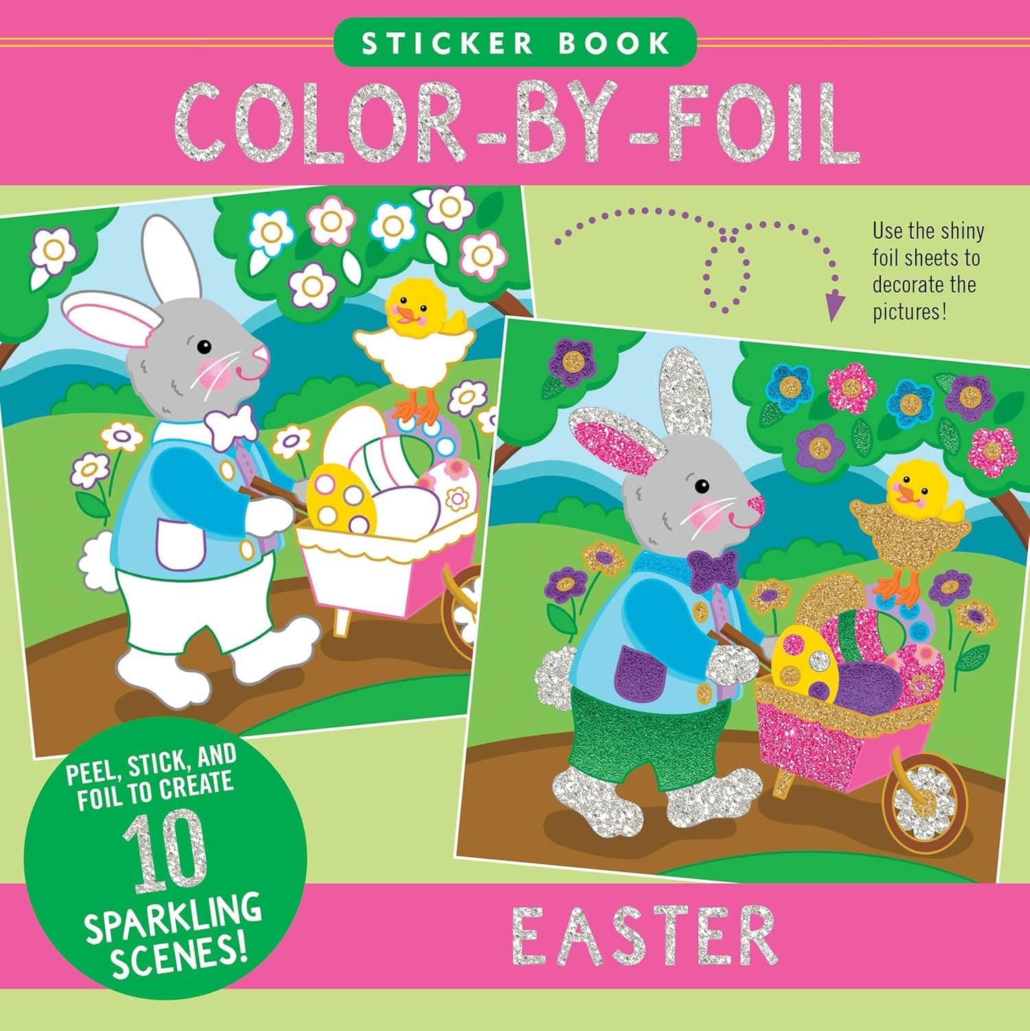 Color-By-Foil Sticker Book - Easter-by-Peter Pauper Press