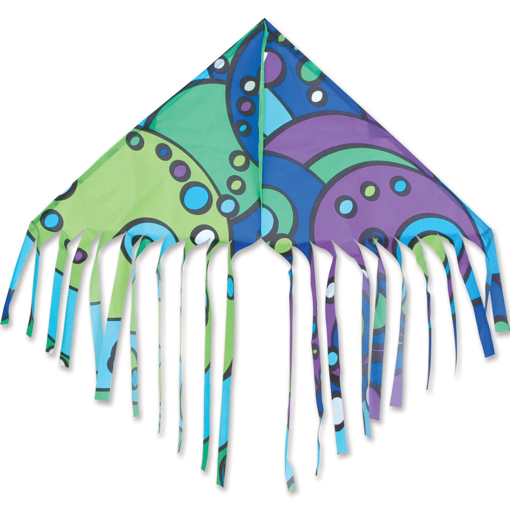 Color Orbit Fringe 14 Delta Kite by Premier Kites