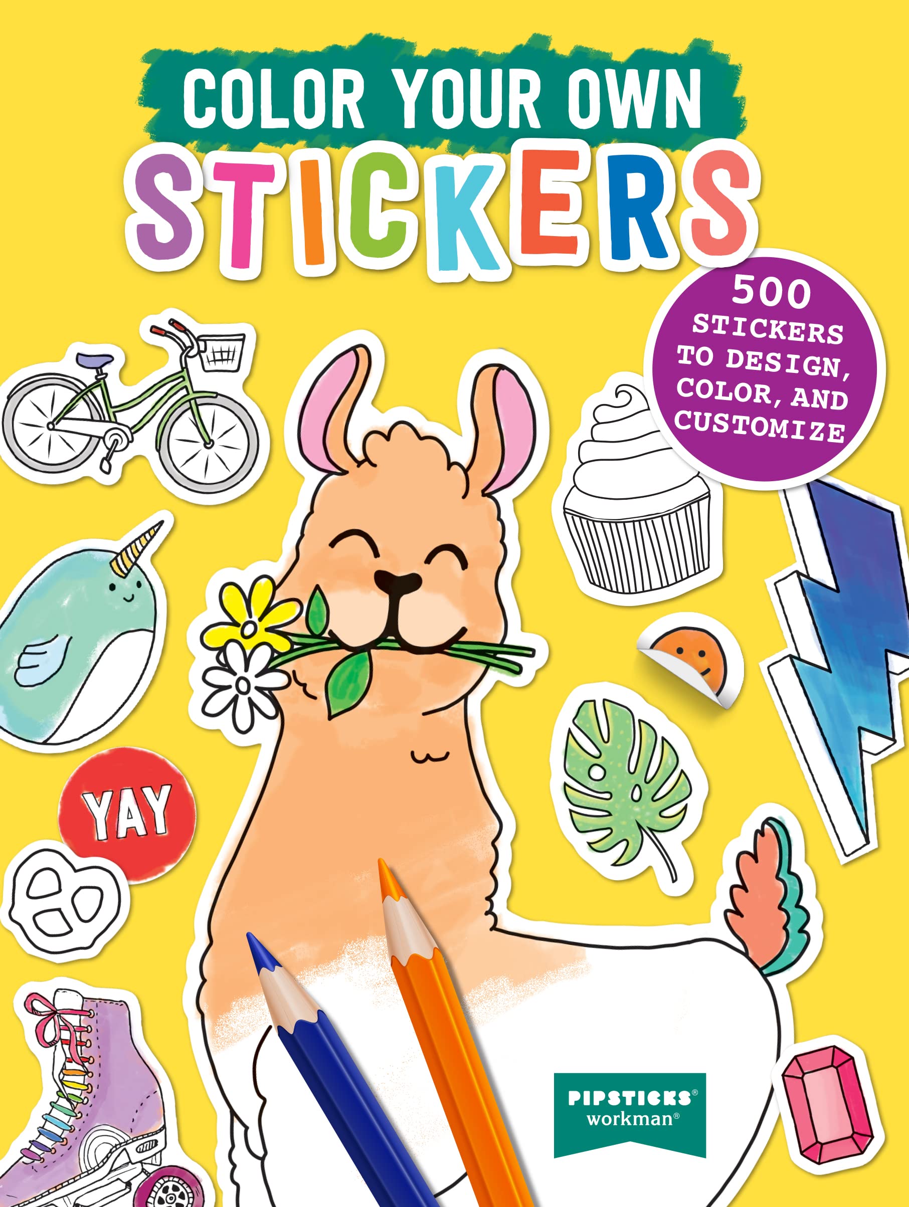 Color Your Own Stickers-by-Workman Publishing
