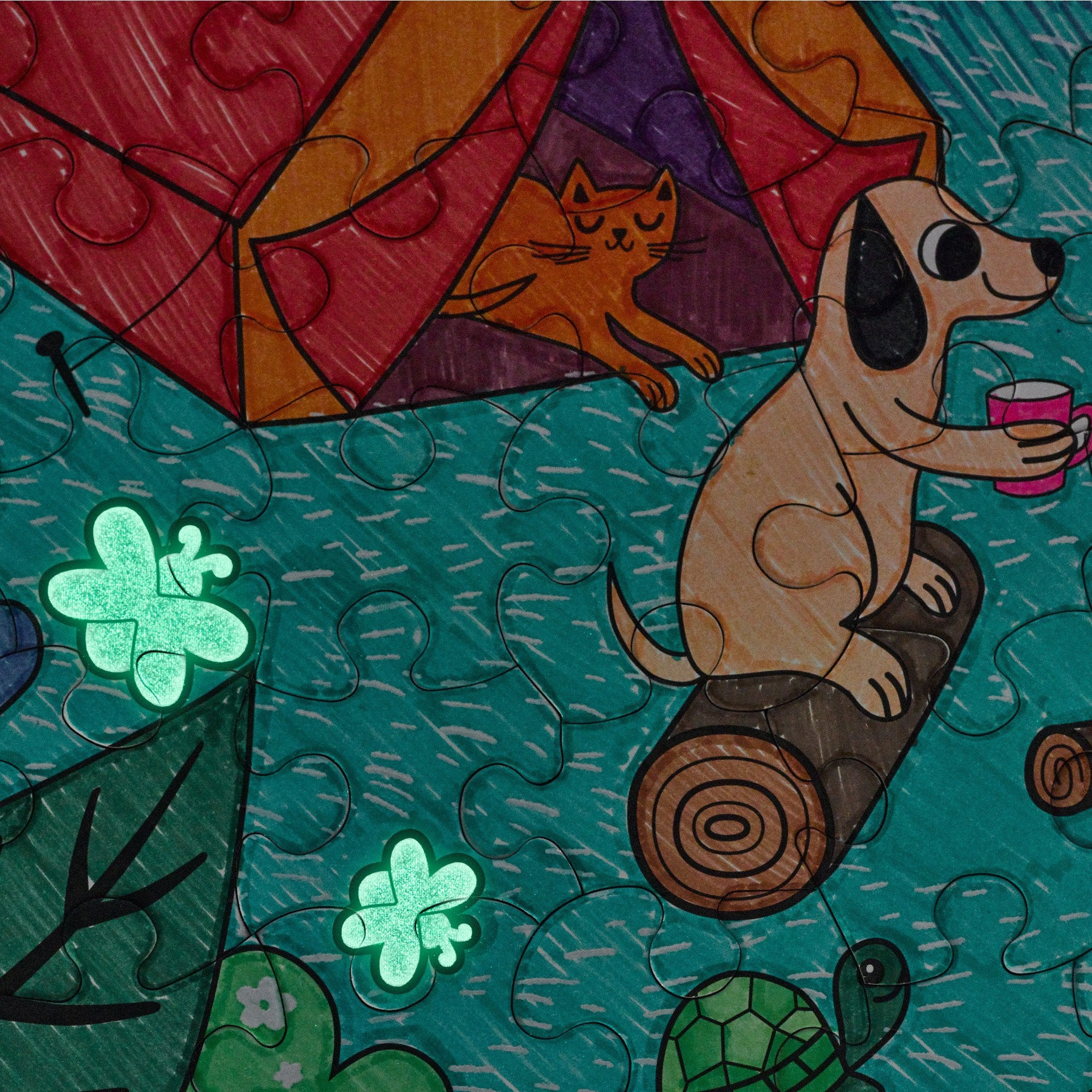 Color by Number Puzzle Camping by Faber Castell 4