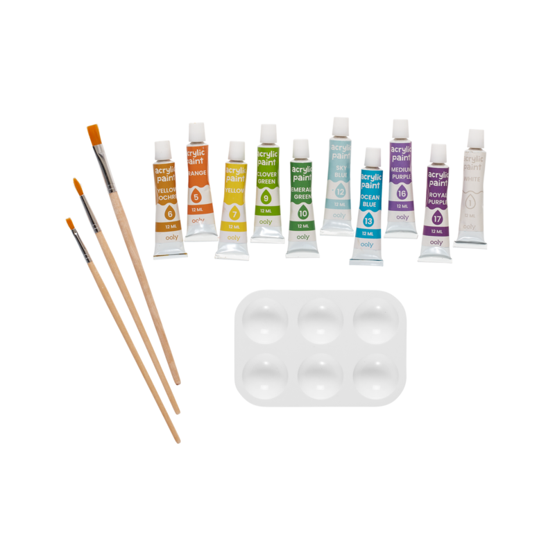 Colorific Canvas Paint by Number Kit Fantastic Dragon by Ooly 2