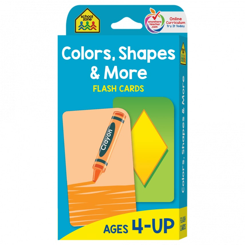 Colors Shapes More Flash Cards by School Zone