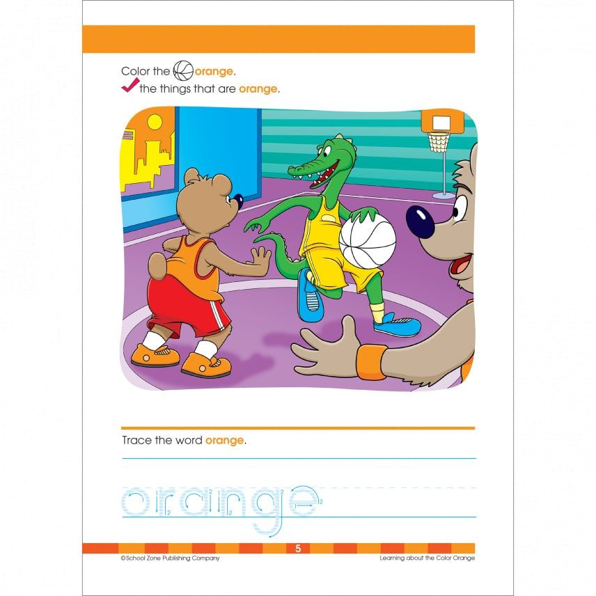 Colors Shapes Preschool Workbook by School Zone 1