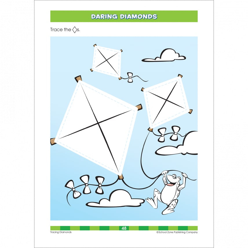 Colors Shapes Preschool Workbook by School Zone 4