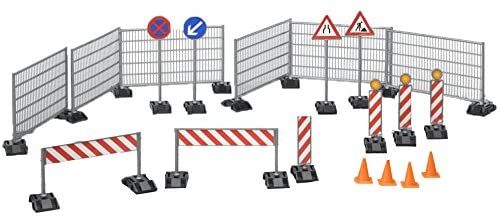 Construction Set Railings Site Signs and Pylons by Bruder