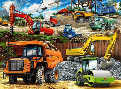 Construction Vehicles 100pc Puzzle by Ravensburger 2