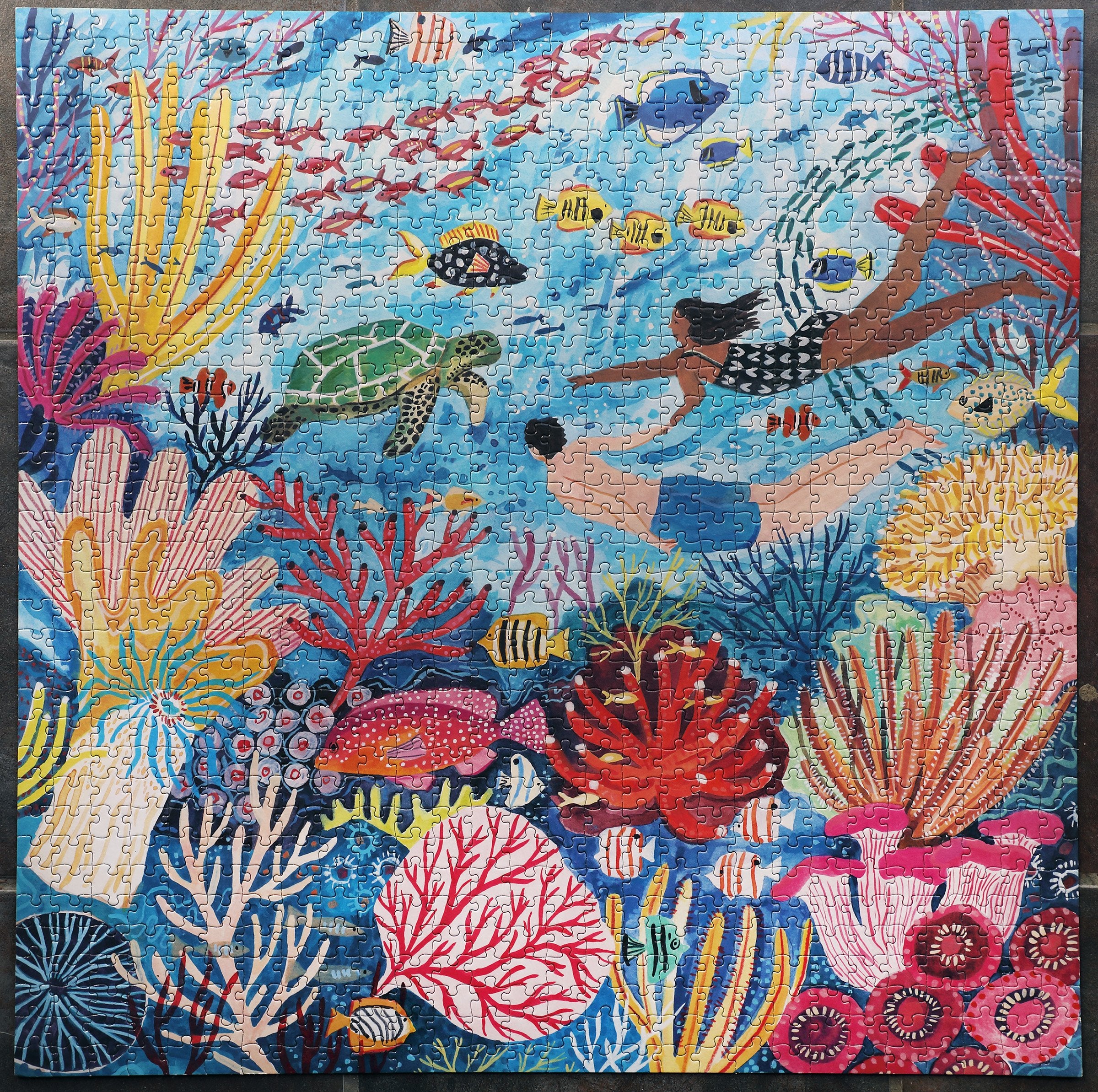 Coral Reef 1000pc Puzzle by eeBoo 1