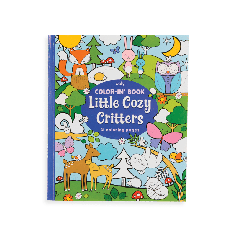 Cozy Critters Color in Book by ooly