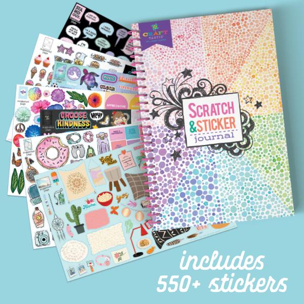Craft tastic All About Me Scratch Sticker Journal by Ann Williams 2