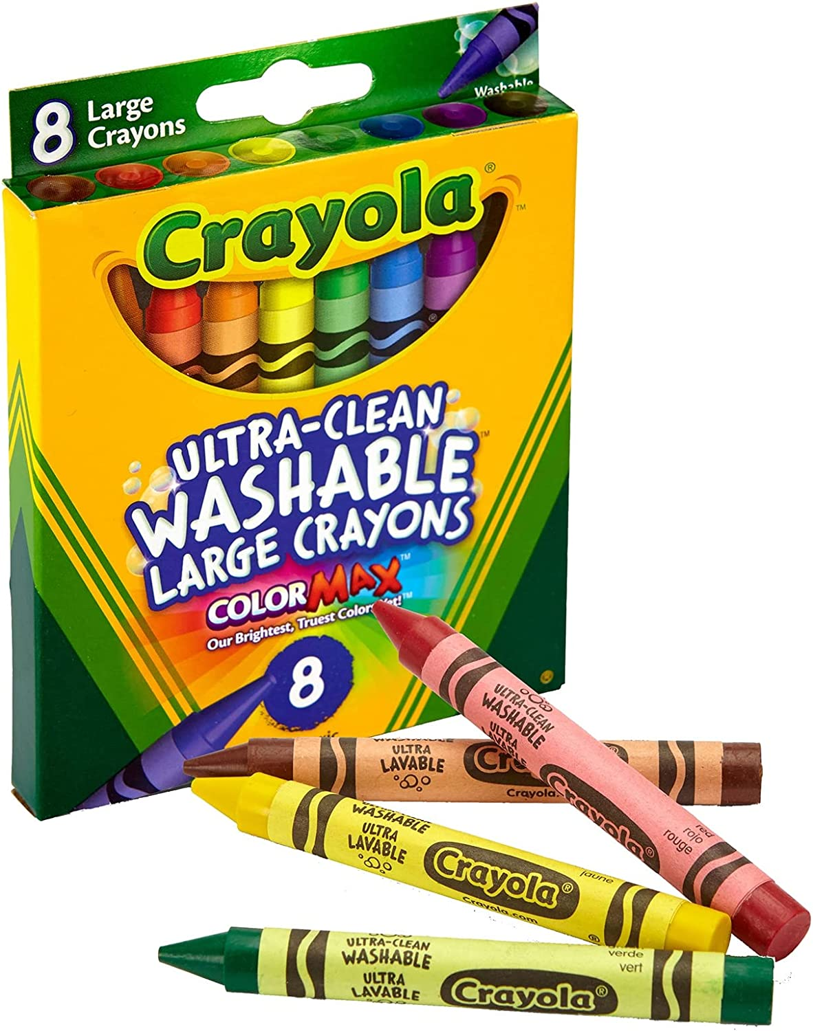 Crayola Jumbo Ultra Clean Washable Crayons 8pc by Crayola 1
