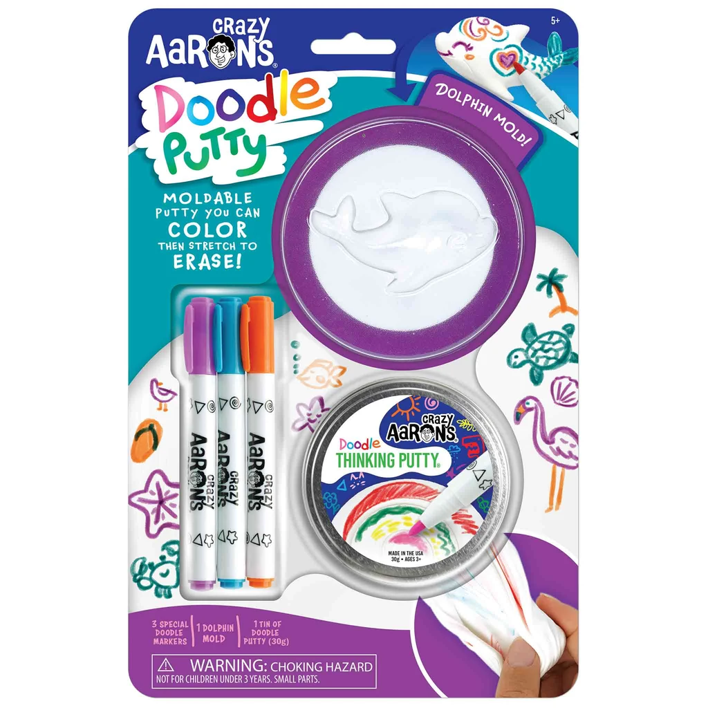 Crazy Aarons Doodle Putty Dolphin by Crazy Aarons Putty World