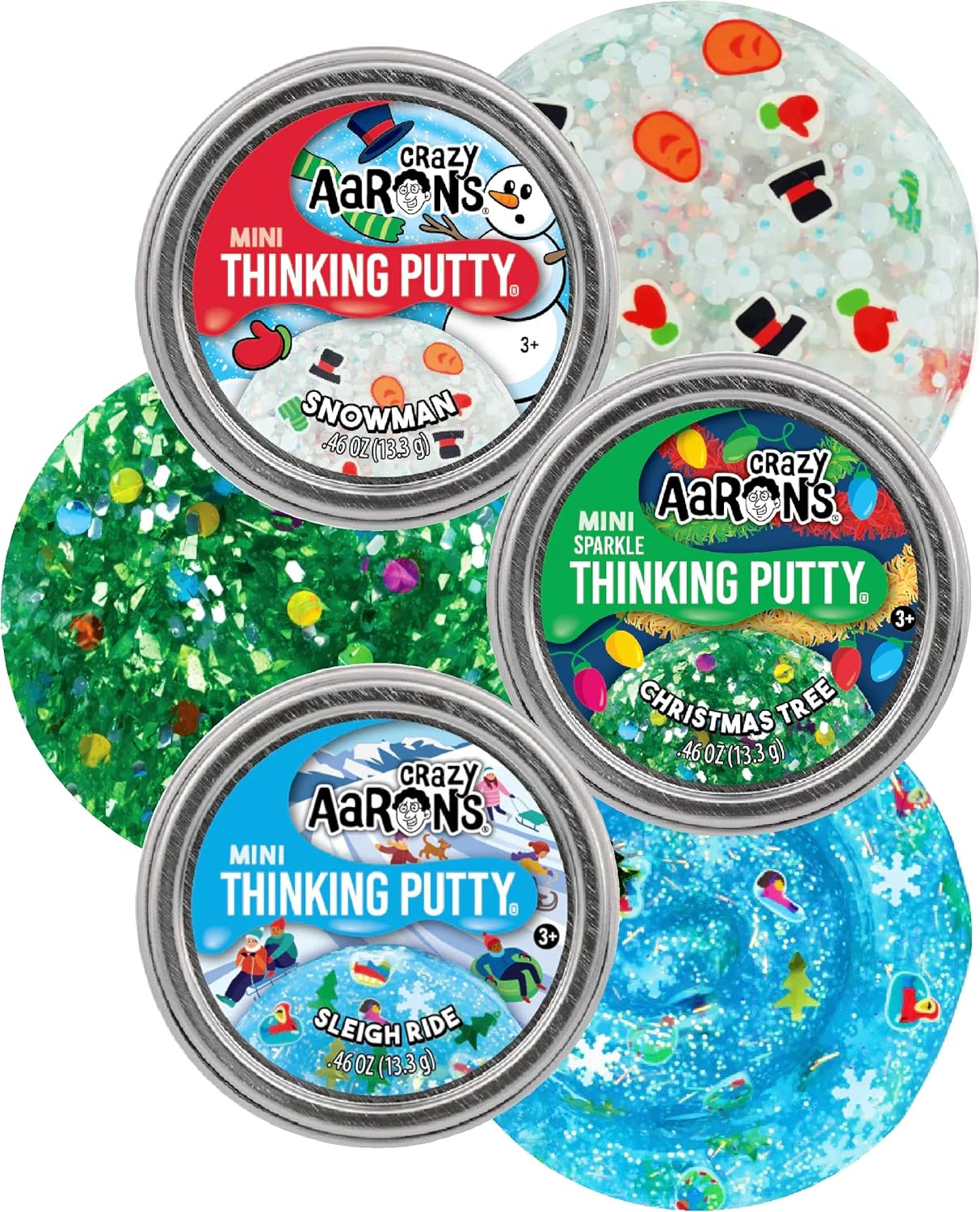Crazy Aarons Holiday Putty Tins-by-Crazy Aaron's Putty World