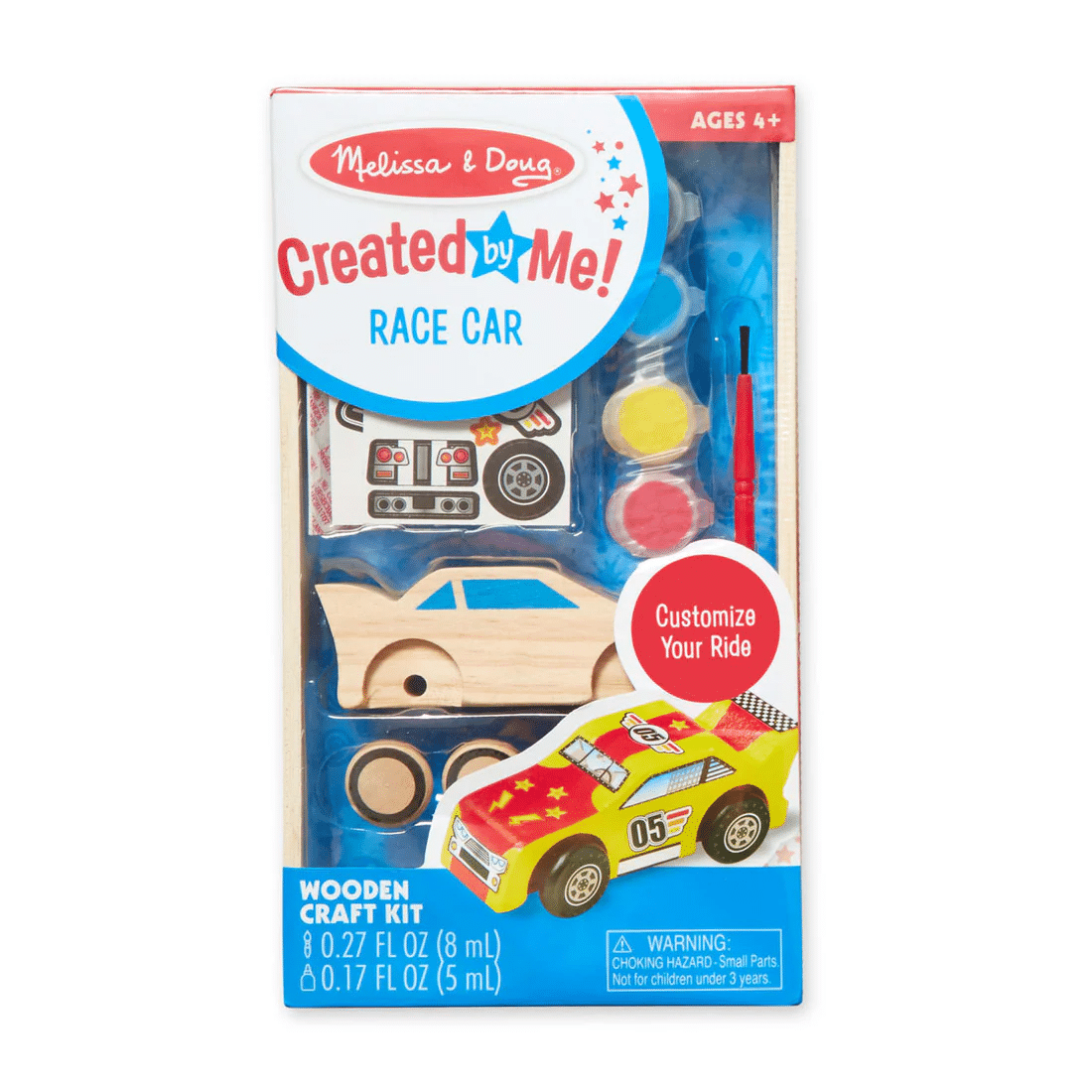 Created by Me! Race Car Wooden Craft Kit-by-Melissa & Doug