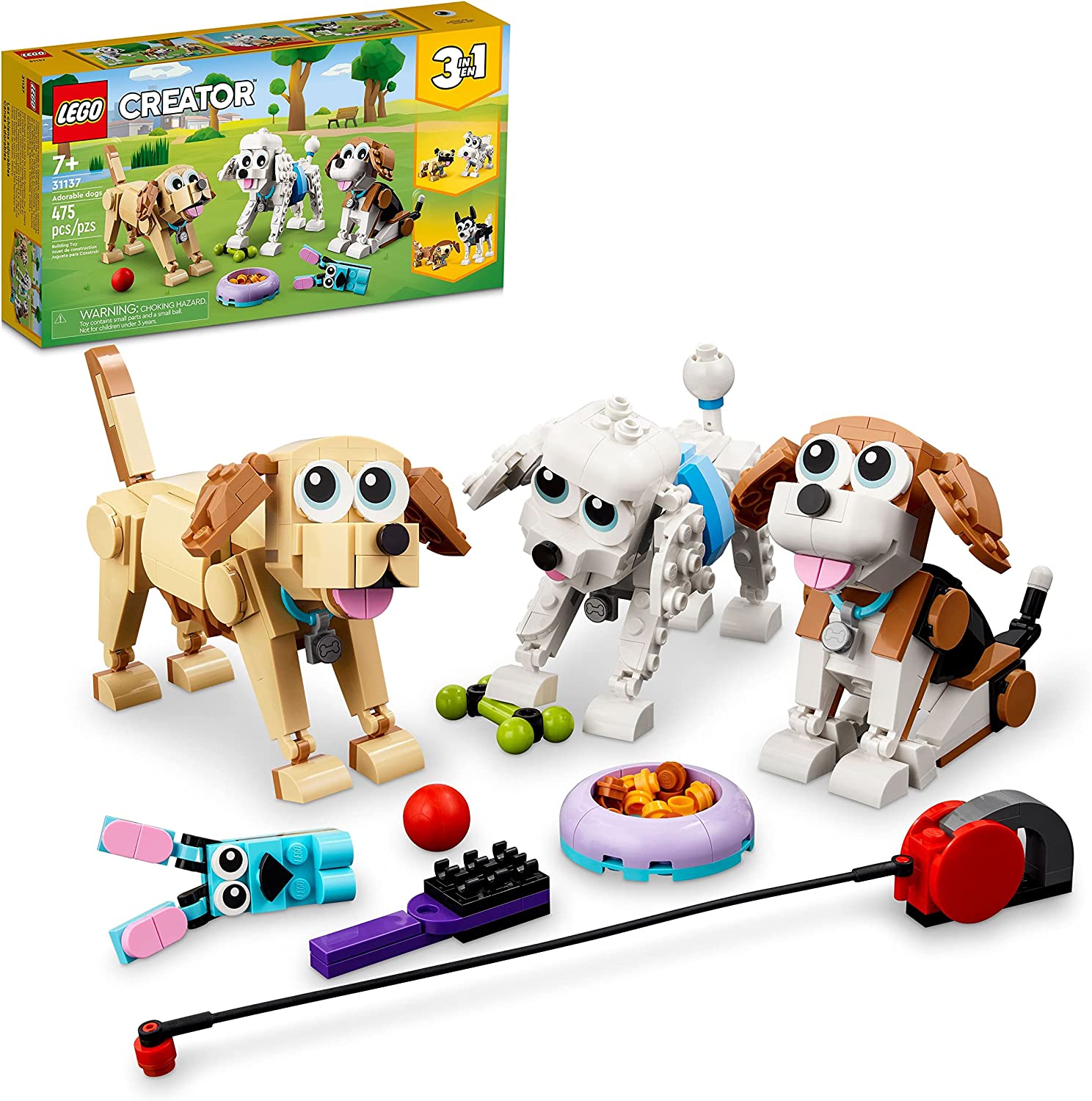 Creator 3 in 1 Adorable Dogs Set-by-Lego